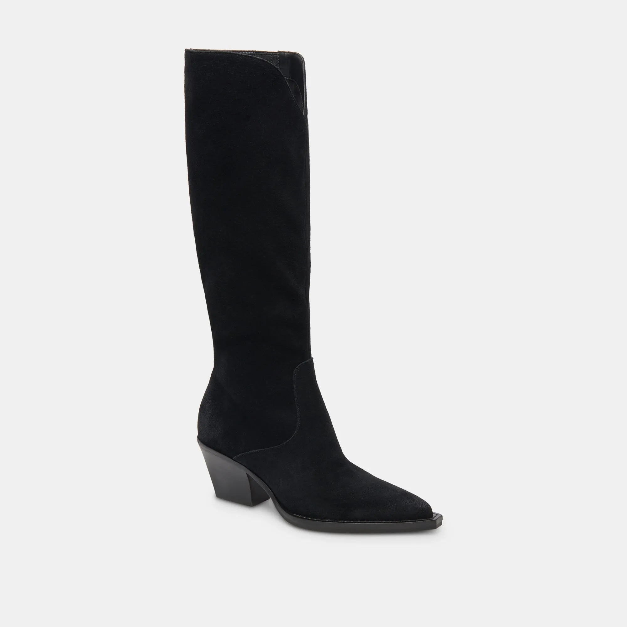 RAJ EXTRA WIDE CALF BOOTS ONYX SUEDE All Purpose