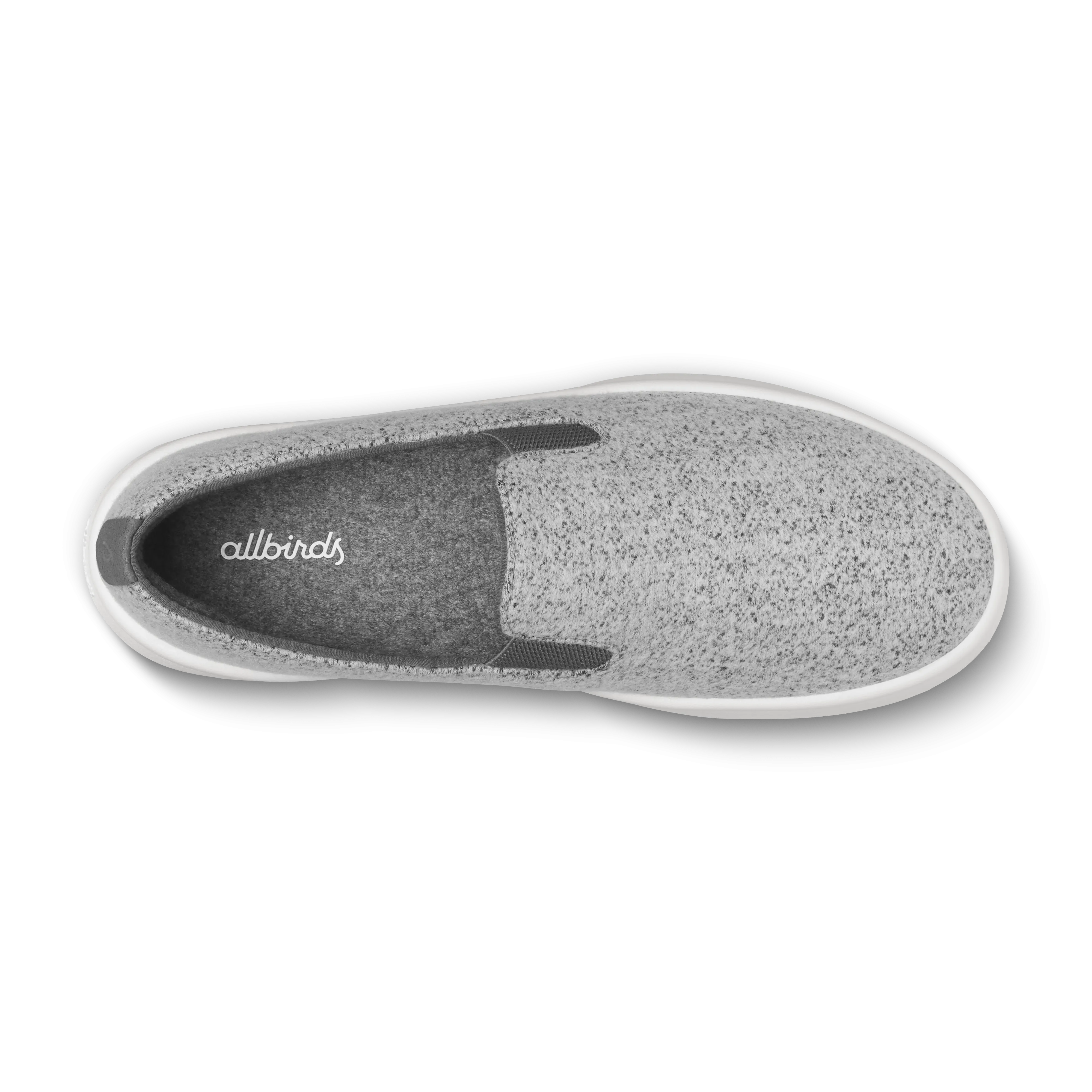 Men's Wool Cruiser Slip On - Medium Grey (Blizzard Sole) Anti Skid Slip On Breathable Slip On