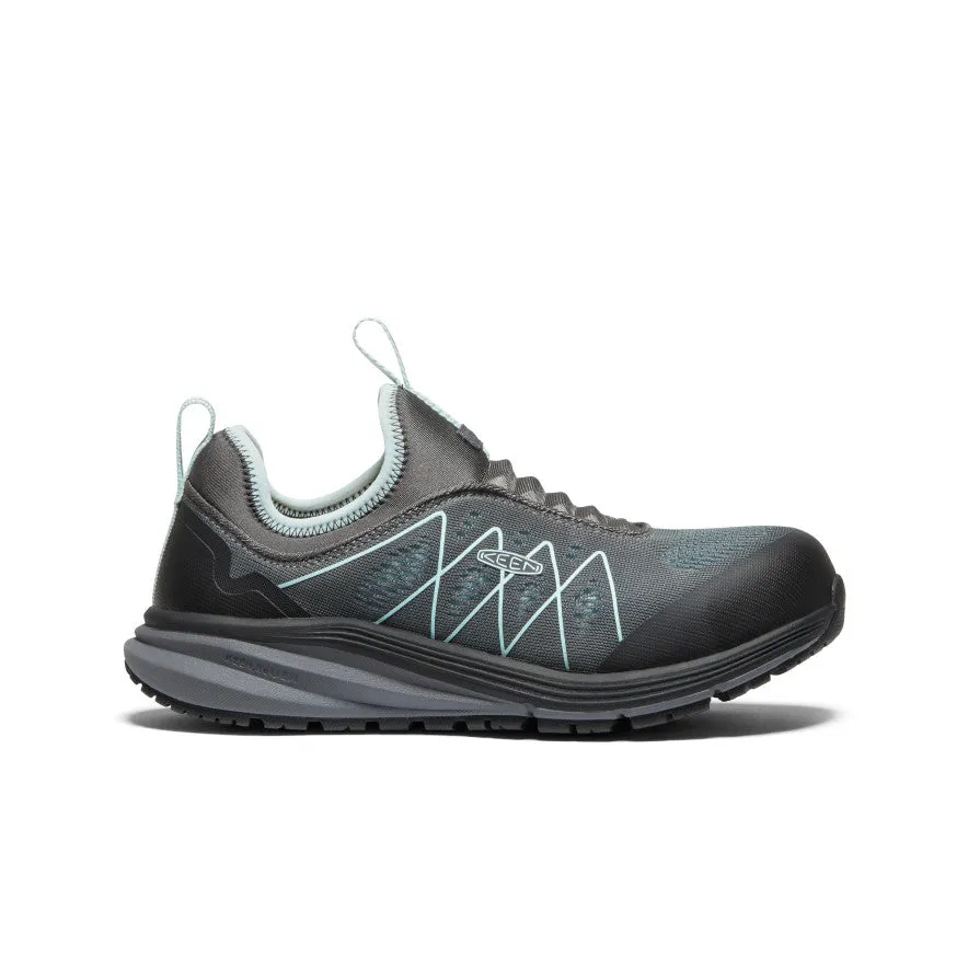 Women's Vista Energy Shift (Carbon Toe)  |  Steel Grey/Blue Glass Lightweight Support Slip On Ready