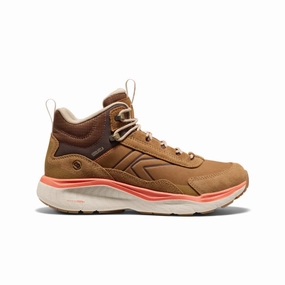 Outdoor Use Women's Leiki Waterproof Leather Hiking Boot  |  Chipmunk/Birch