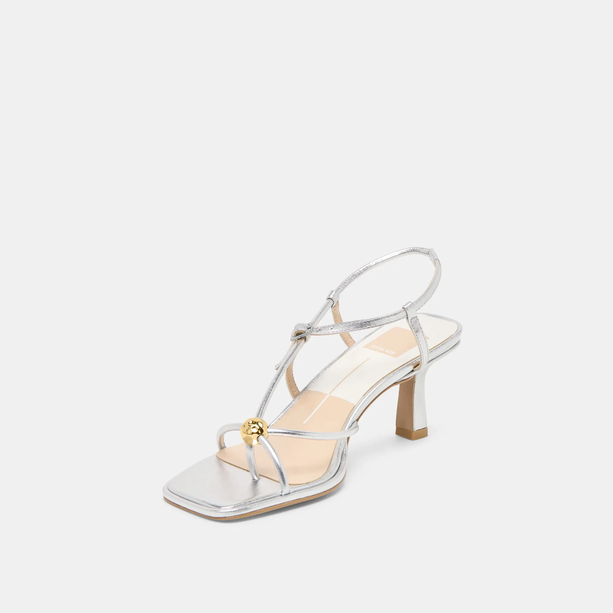 Feet Relief MYLEE HEELS SILVER DISTRESSED LEATHER