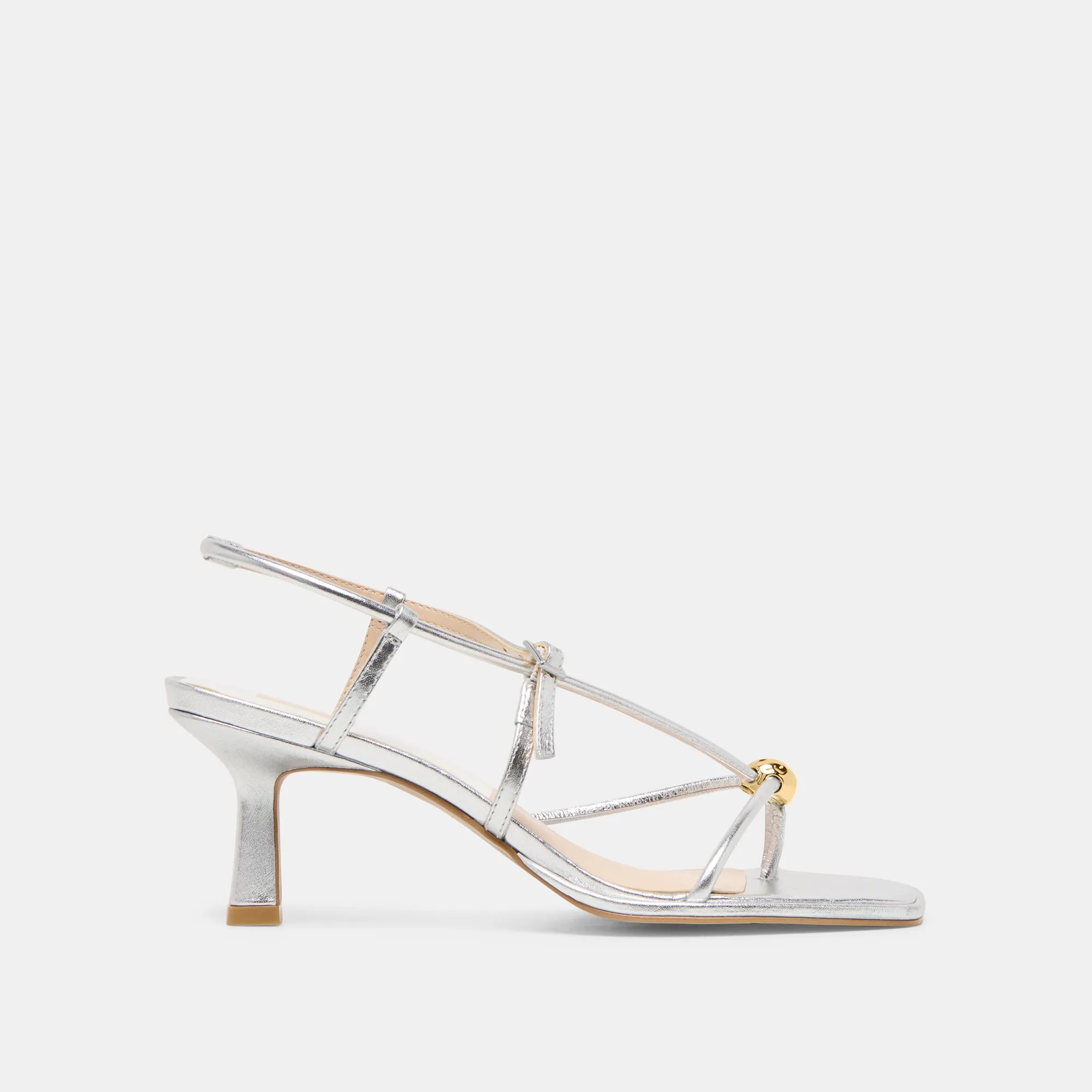 Low Top Slip Resistant MYLEE HEELS SILVER DISTRESSED LEATHER