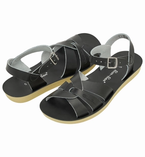 Versatile Looks Color Mix Swimmer Black Womens Sandal