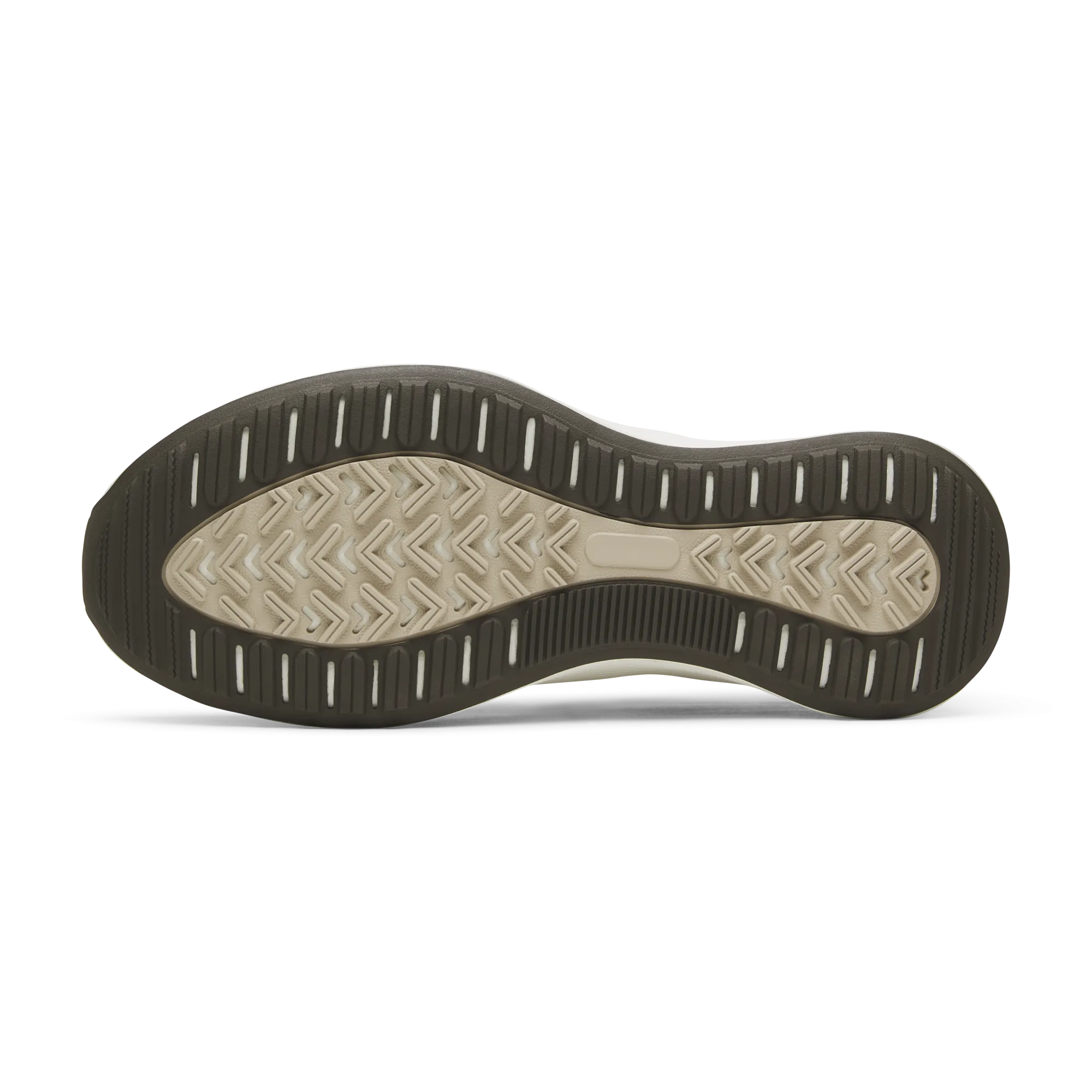 Men's Tree Runner Go - Utility - Natural White/Rustic Brown (Natural White Sole) Articulated Flex Grooves Fitness Lovers