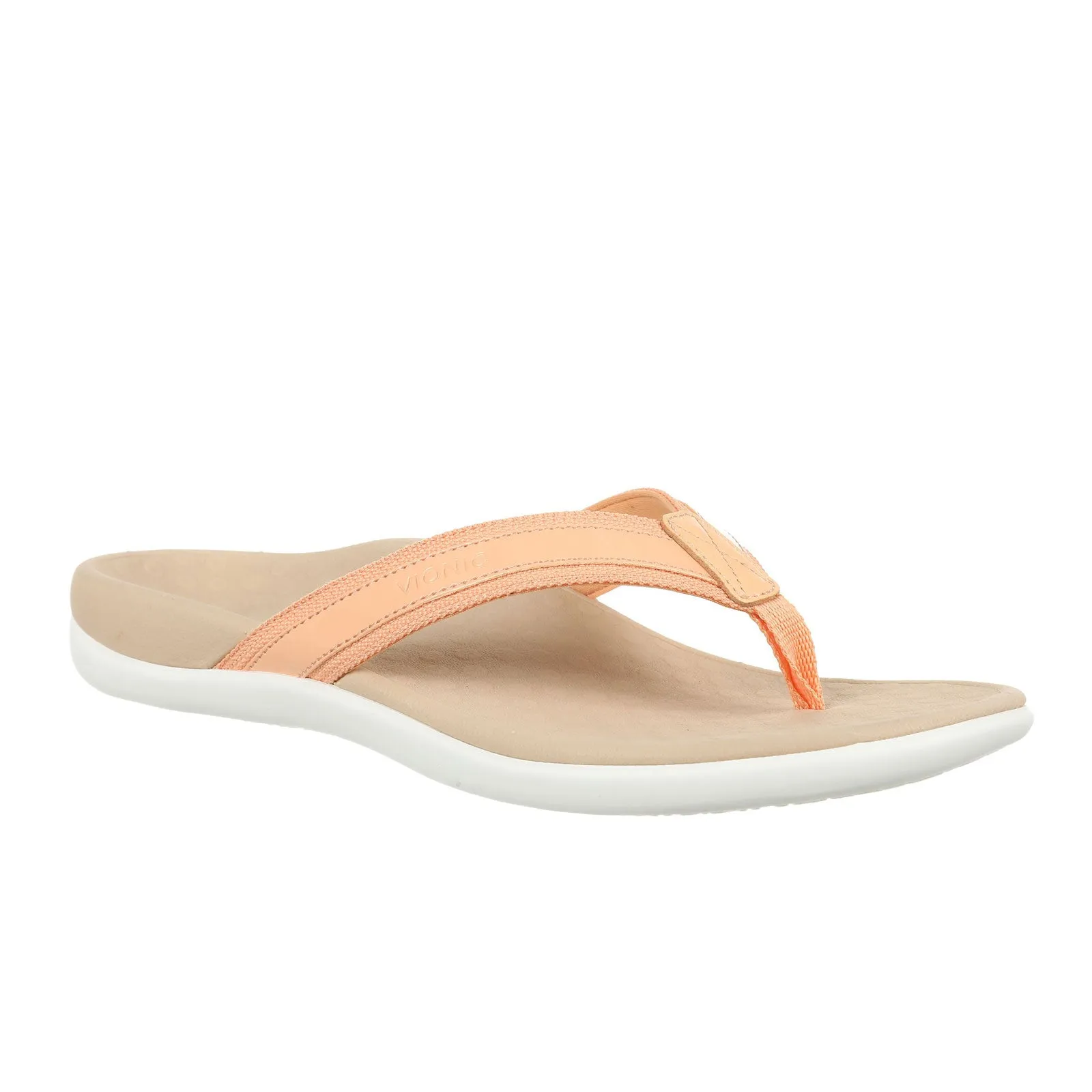 Vionic Tide Sandal (Women) - Apricot Hygienic Materials Travel Slip-On