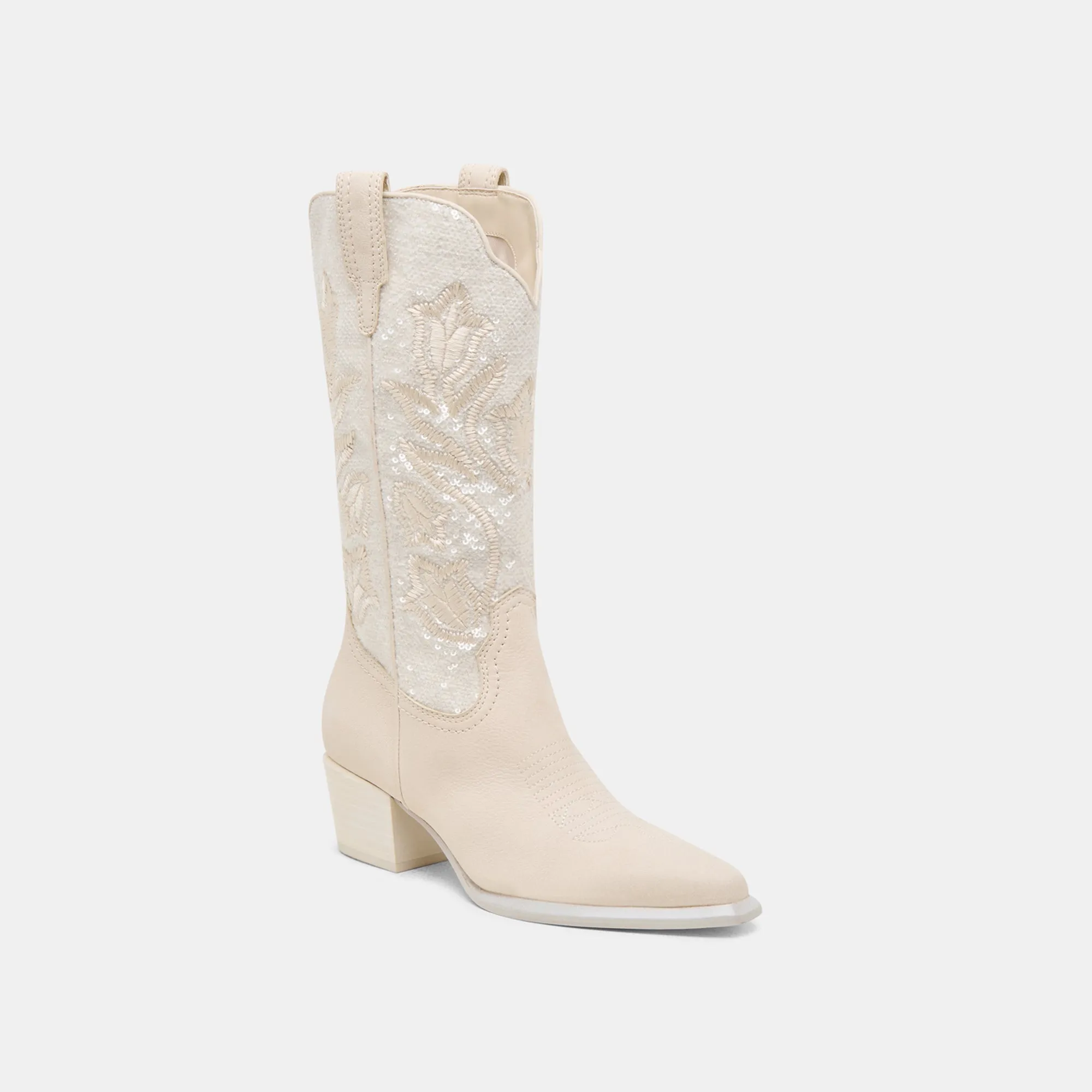 VORAH PEARL BOOTS CREME SEQUIN Structured grip Energy return
