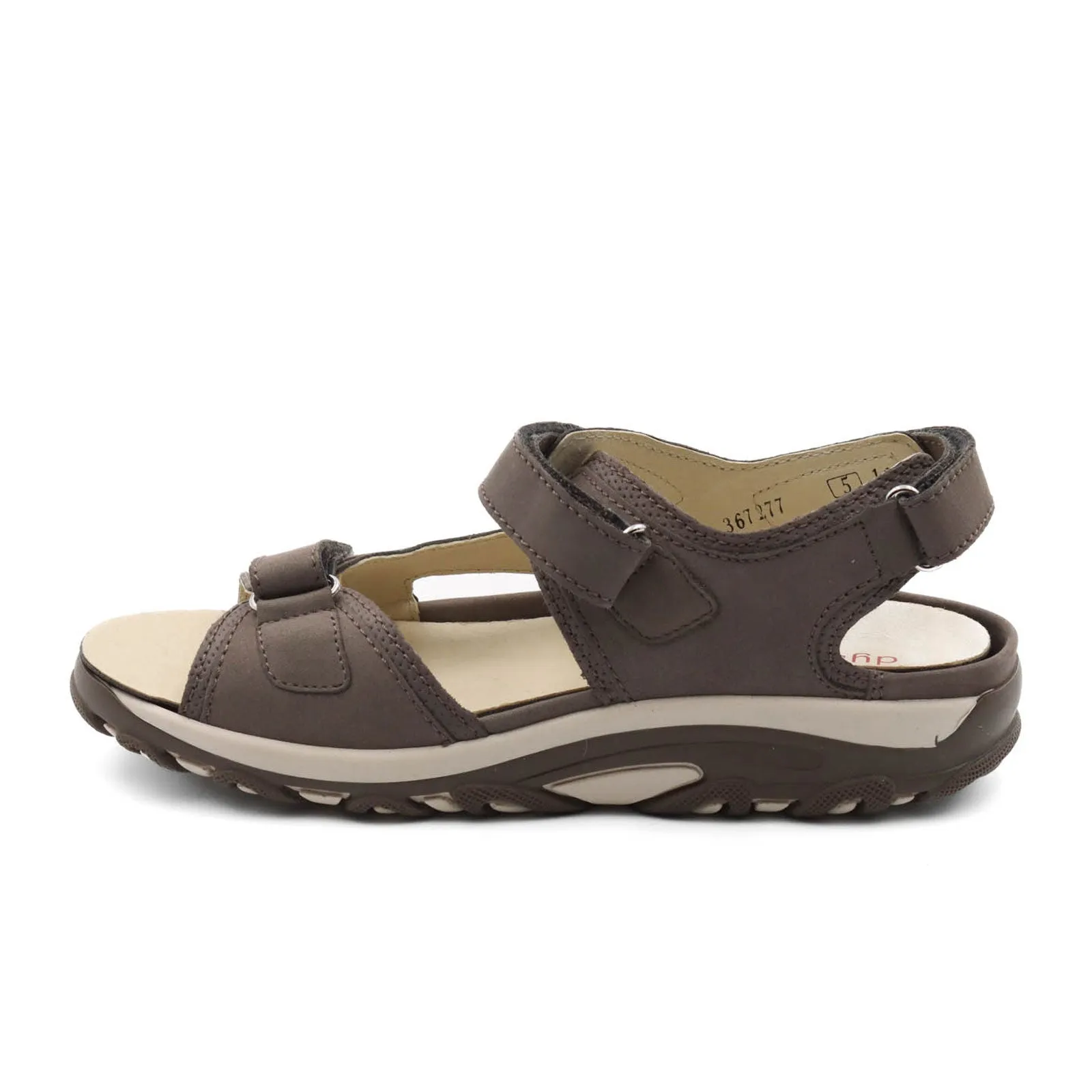 Waldlaufer Hanni 448002 Backstrap Sandal (Women) - Grey Comfortable Footbed