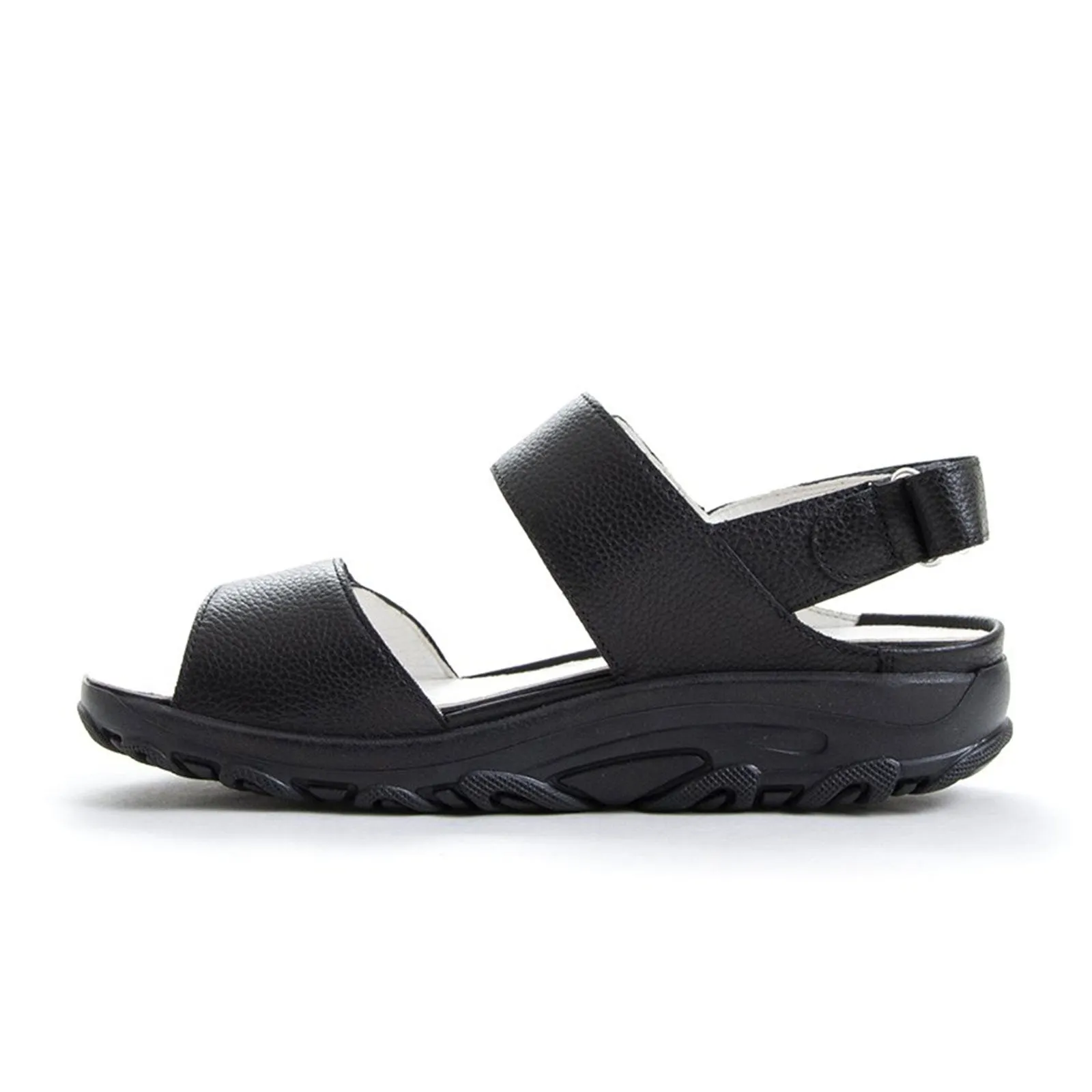 Waldlaufer Willow 448012 Backstrap Sandal (Women) - Black Relaxed Footwear