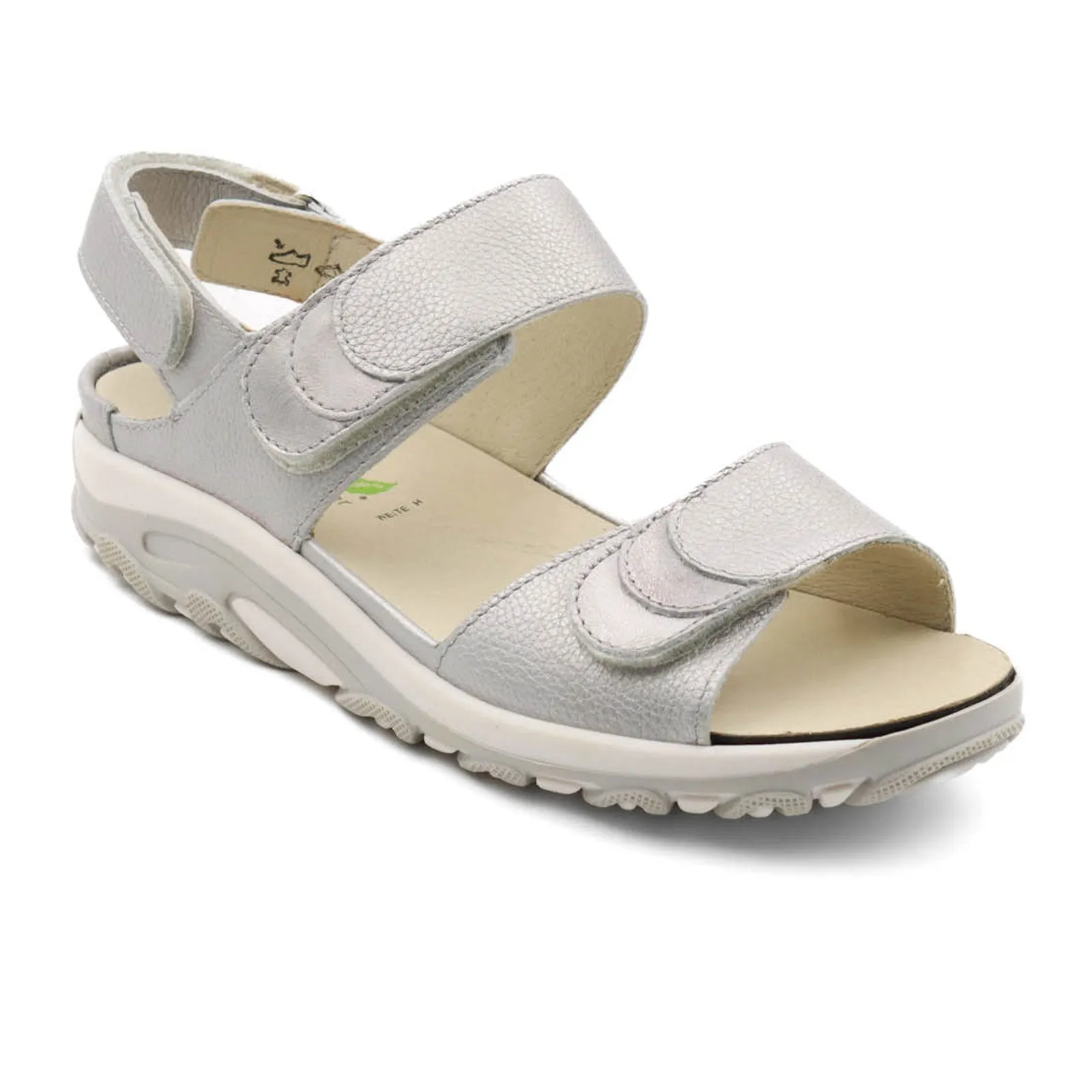 Streamlined Shape Waldlaufer Willow 448012 Backstrap Sandal (Women) - Taupe