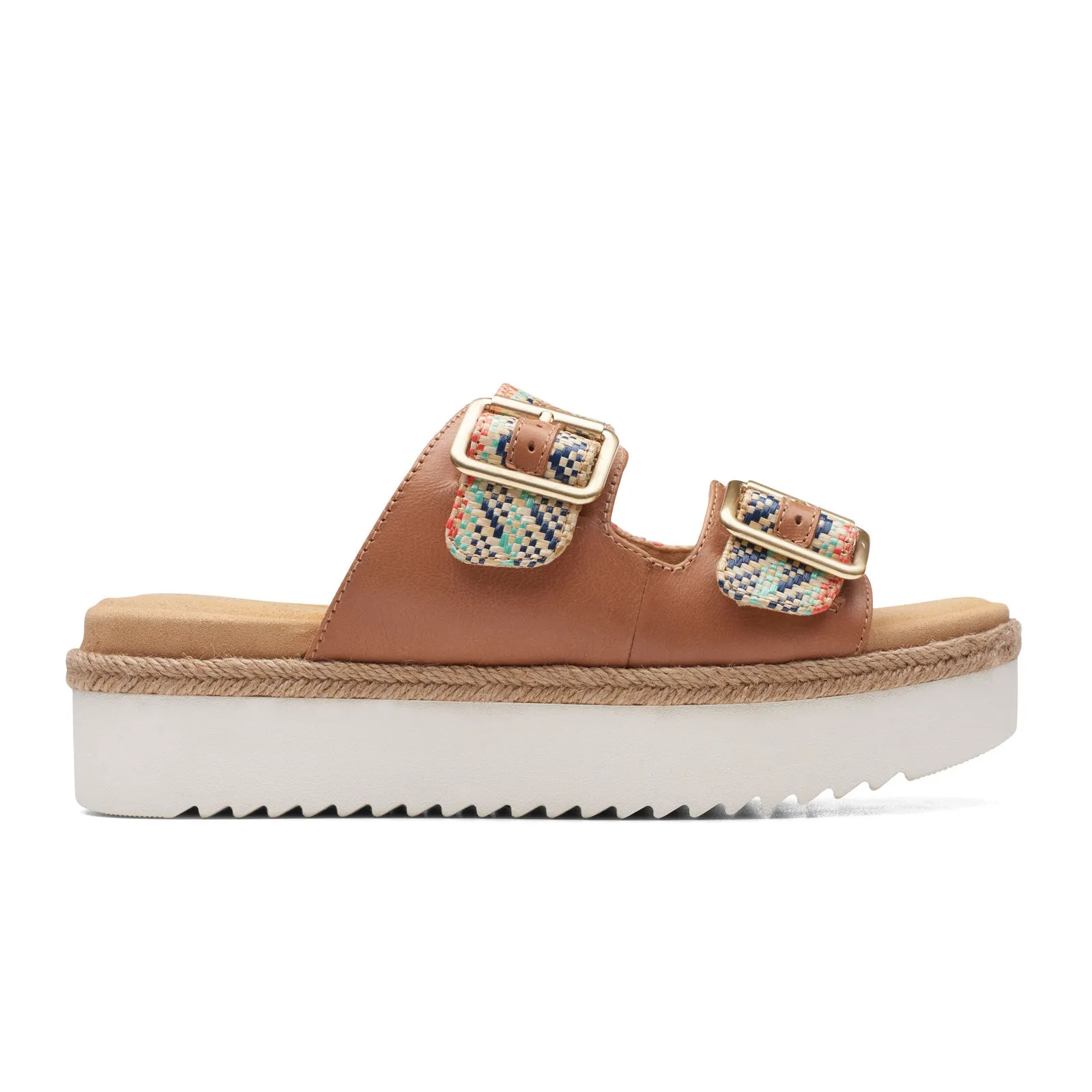Simple Step Clarks Lana Beach Slide Sandal (Women) - Natural/Tan