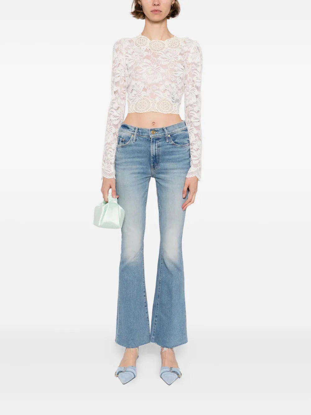 Weekender Fray in Glow Up Responsible Denim Production Neutral Lightweight