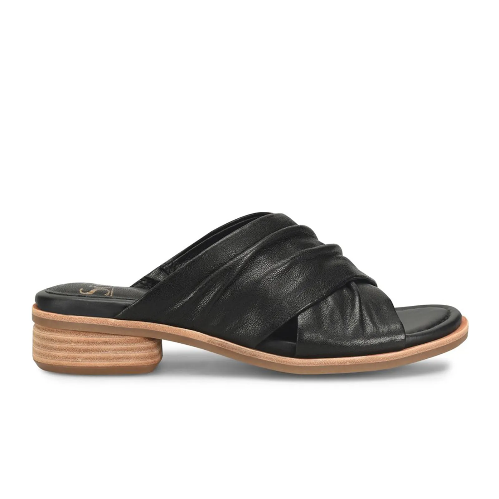 Sofft Fallon Slide Sandal (Women) - Black Stay Relaxed Easy Sandals