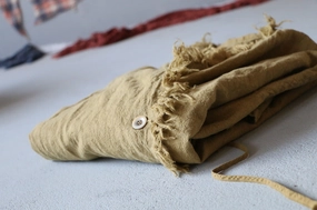 Glow In Dark Trims Windproof Closure Women Linen Loose Zen Style Cardigan