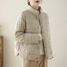 Tech Use Winter Warm Cotton Casual Plus Size Lightweight Short Padded Coat