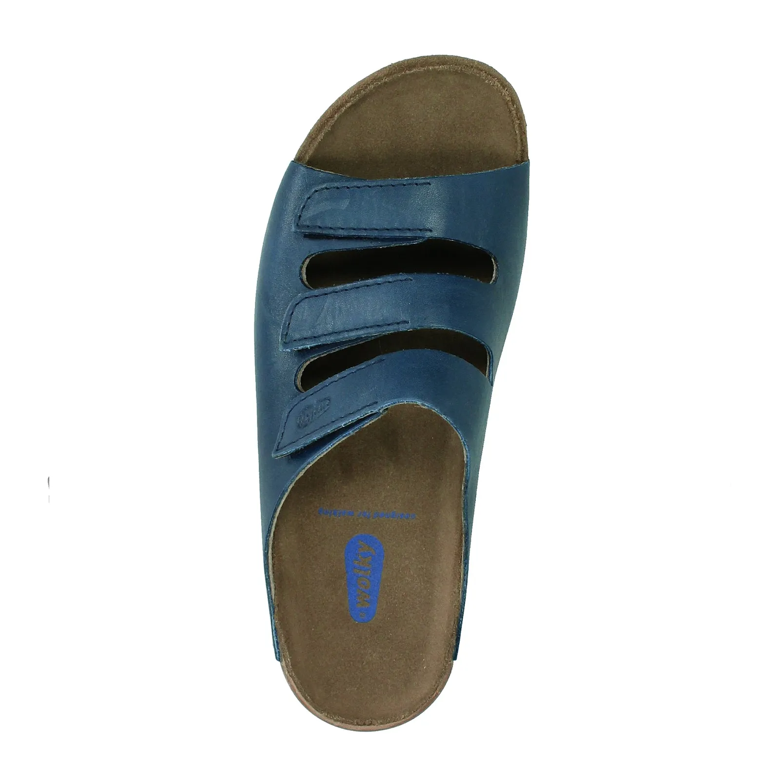 Airflow Optimized Design Ultimate Performance Wolky Nomad Slide Sandal (Women) - Blue