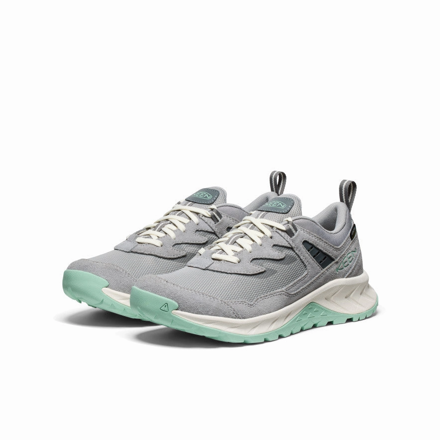 Women's Hightrail Waterproof Hiking Shoe  |  Alloy/Lichen Flexible Grooved Sole style - focused