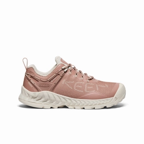 Women's NXIS EVO Waterproof Shoe  |  Warm Taupe/Raw Umber hue Dancing