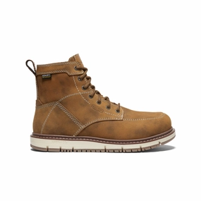 Women's San Jose 6" Waterproof Boot (Aluminum Toe)  |  Almond/Gum Low Rise