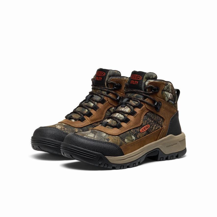 Women's Skokie Waterproof Work Boot (Soft Toe)  |  Camo/Black Music Festival Northern Resident