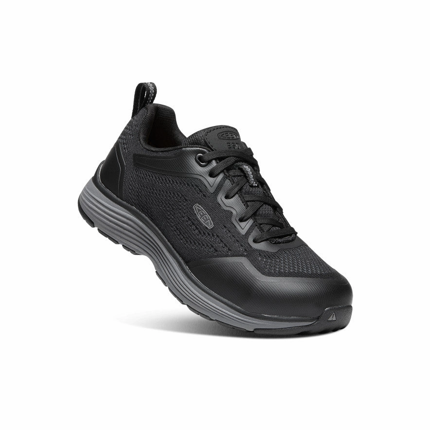 Durable Support Sturdy Build Footwear Women's Sparta 2 ESD (Aluminum Toe)  |  Steel Grey/Black