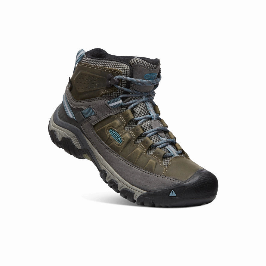 Women's Targhee III Waterproof Mid  |  Magnet/Atlantic Blue Quick Lace System