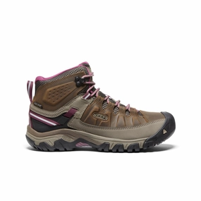 Women's Targhee III Waterproof Mid  |  Weiss/Boysenberry Flat Sole Outdoor Exploration