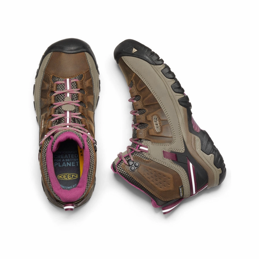 Breathable Cold Climate Women's Targhee III Waterproof Mid  |  Weiss/Boysenberry