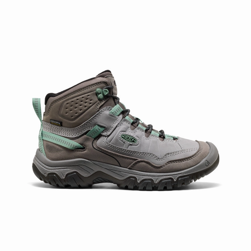Heat resistant Women's Targhee IV Waterproof Hiking Boot  |  Alloy/Granite Green