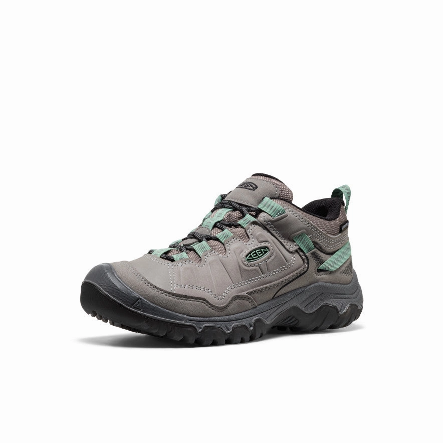 Abrasion Proof Women's Targhee IV Waterproof Hiking Shoe  |  Alloy/Granite Green