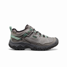 Women's Targhee IV Waterproof Hiking Shoe  |  Alloy/Granite Green Abrasion Resistant Edging