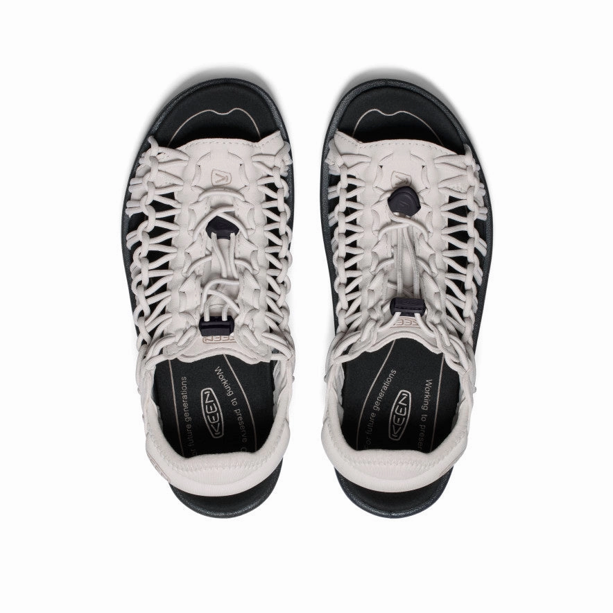 Trendy Footwear for Summer Women's UNEEK II Open-Toe Sneaker  |  Silver Birch/Black
