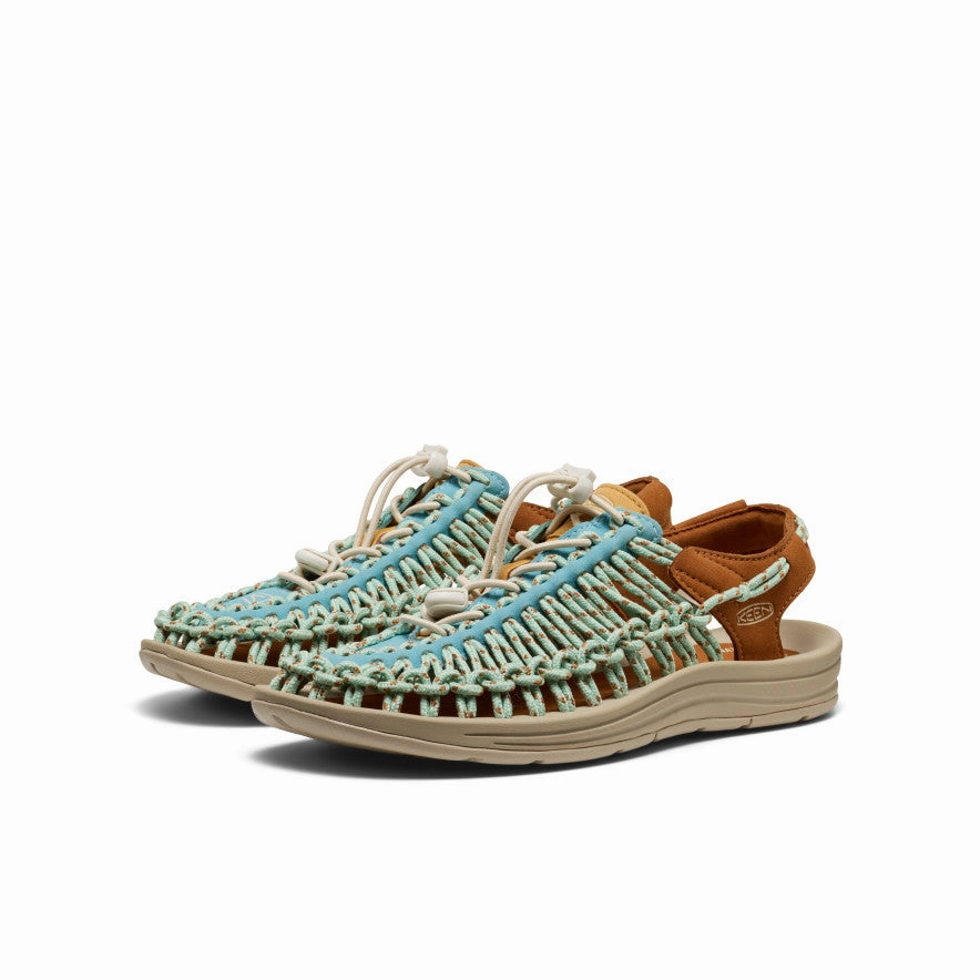 Sunshine Walk Women's UNEEK Sneaker  |  Milky Blue/Roasted Pecan