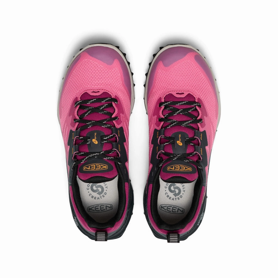 Women's Zionic NXT Waterproof Hiking Shoe  |  Pink Lemonade/Bright Marigold foldability - level