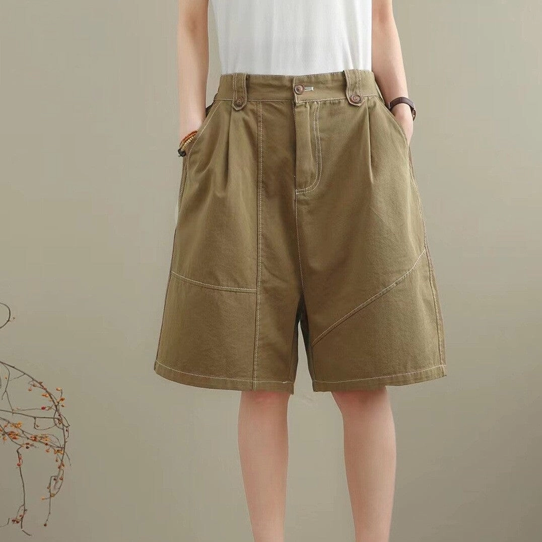 Sensitive Skin Effortless Care Women Summer Casual Minimalist Loose Shorts