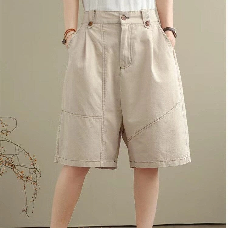 Women Summer Casual Minimalist Loose Shorts Moisture Management