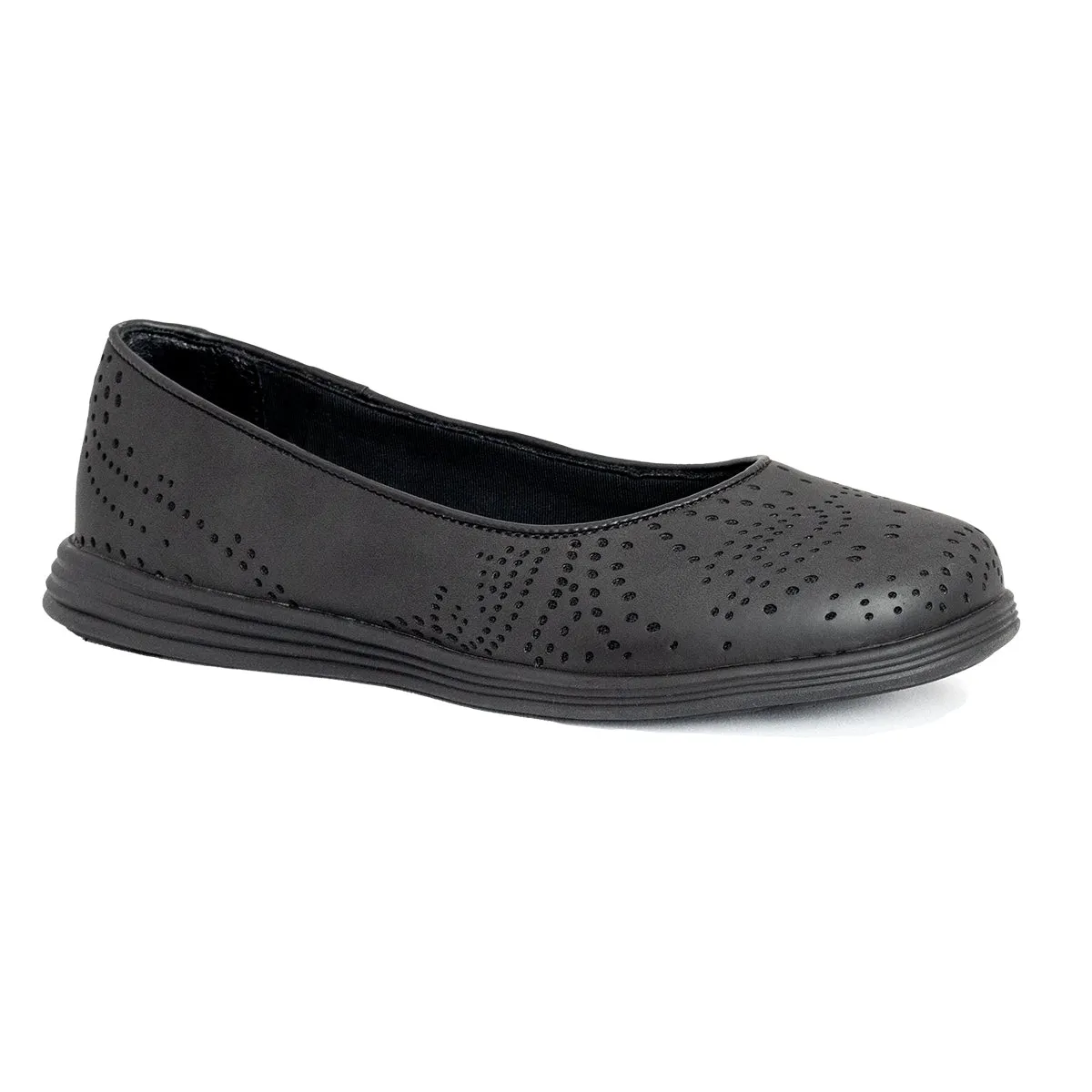 Energy Return Unit Women's Enlightened Black Flat Dress Shoe FS4540