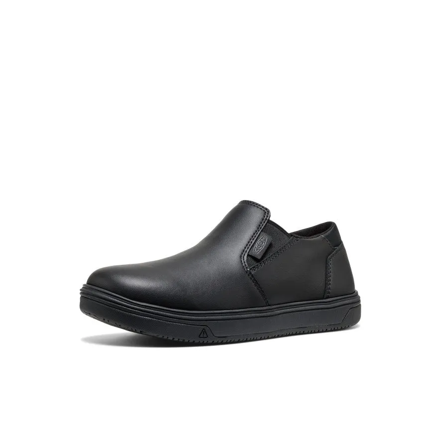 Women's Kenton Shift WTX Work Shoe (Soft Toe)  |  Black/Black Slip On Vibe