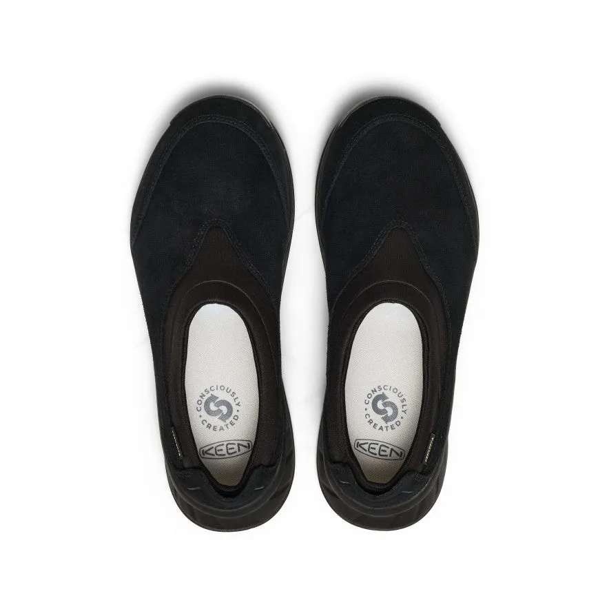 Active On The Go Women's TTS Moc Waterproof Sneaker  |  Black/Black
