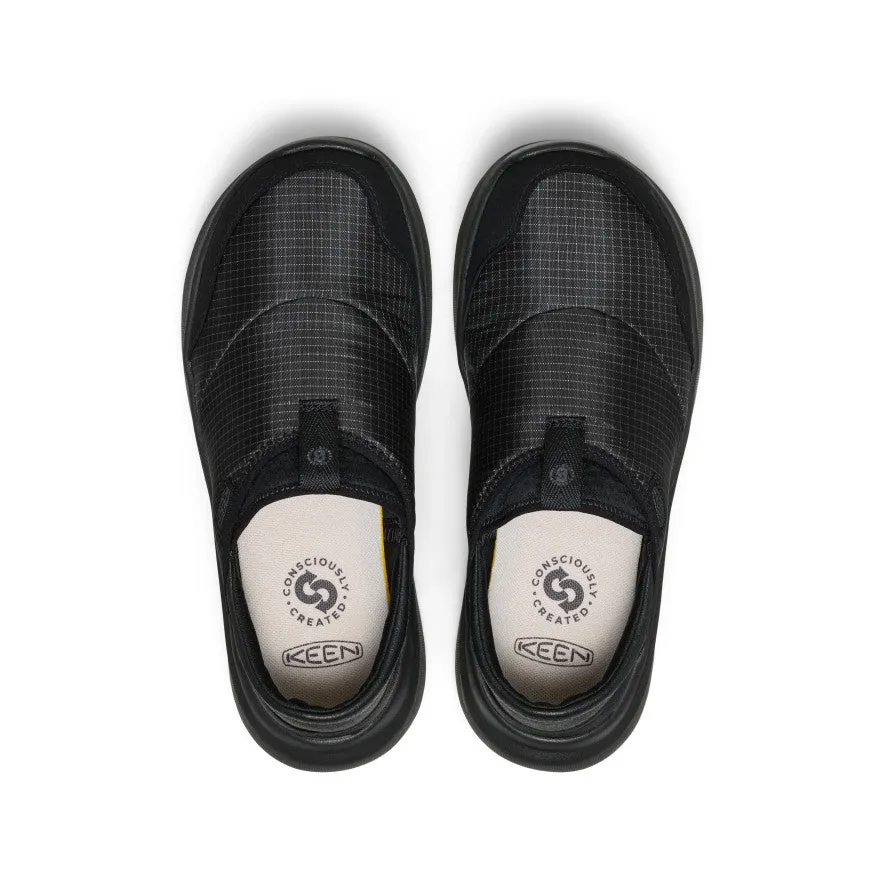 Women's Whyser Slip-On  |  Black Flexible Support