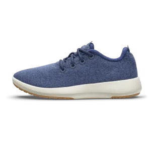 most flexible Women's Wool Runner Mizzle - Hazy Indigo (Natural White Sole)