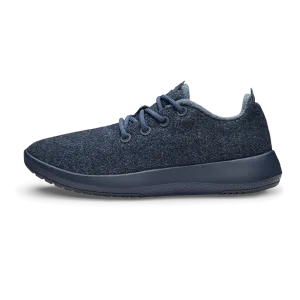 Thermal regulation Women's Wool Runner Mizzle - Savanna Night (Navy Sole)
