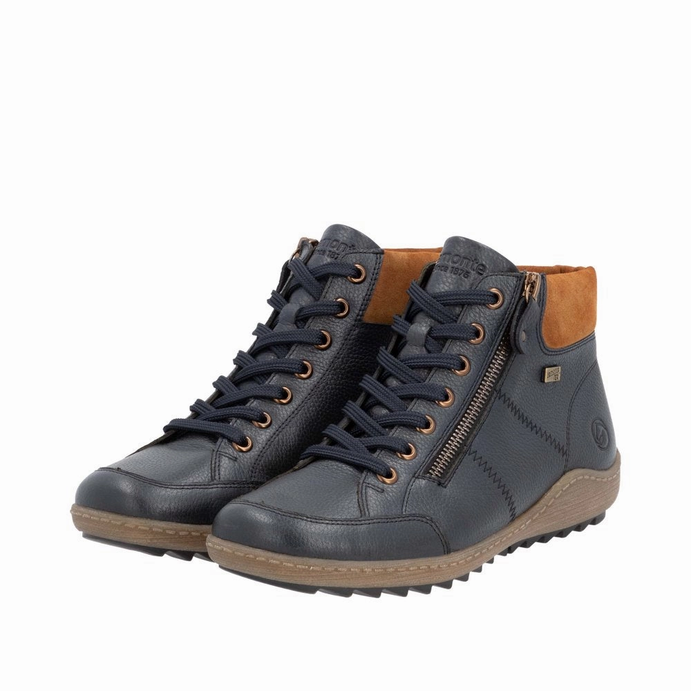 WOMENS REMONTE R1457-14 - DARK BLUE Look Sharp Sunshine Walk