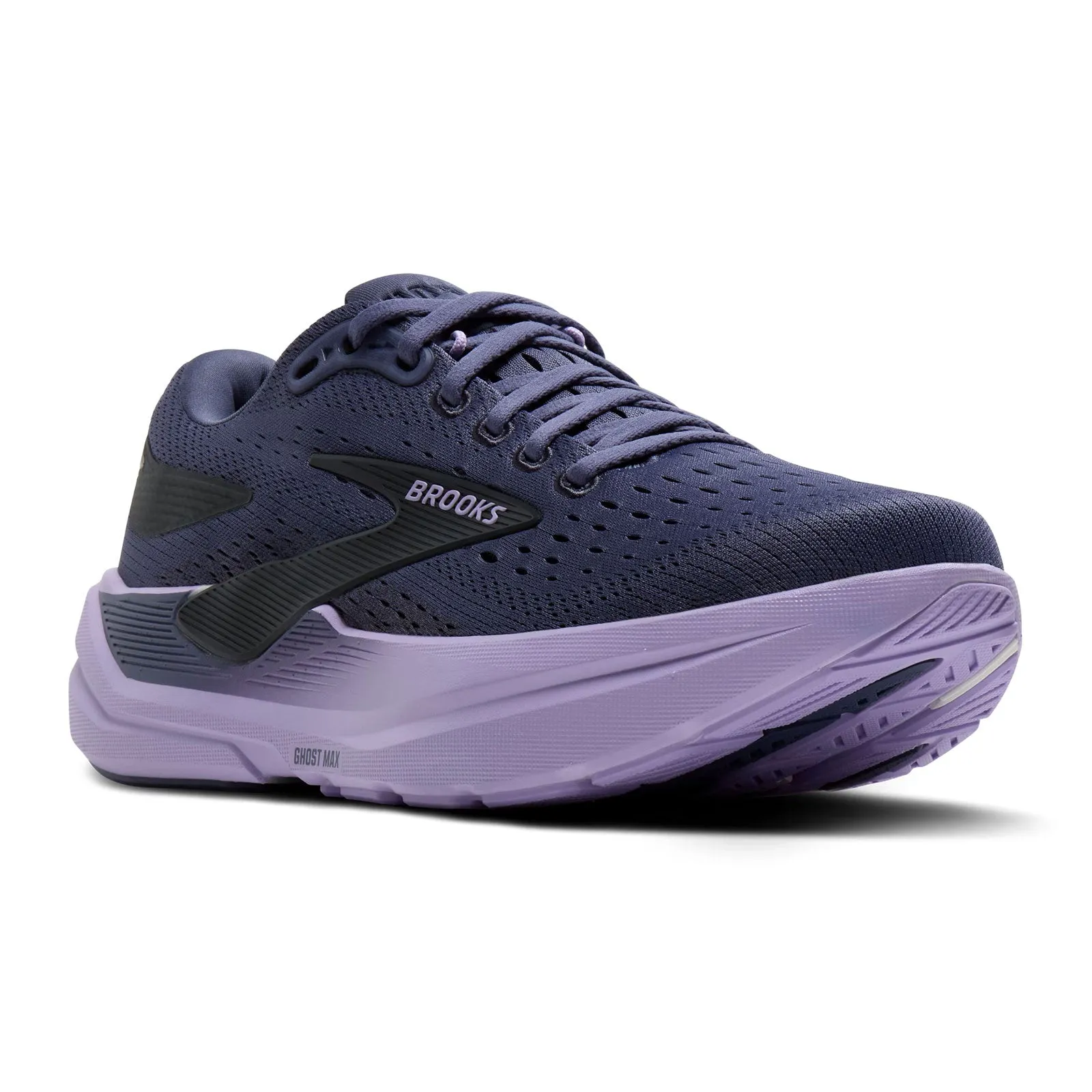 Brooks Ghost Max 3 Running Shoe (Women) - Nightshadow/Ebony/Purple Ice Road Performance Wear