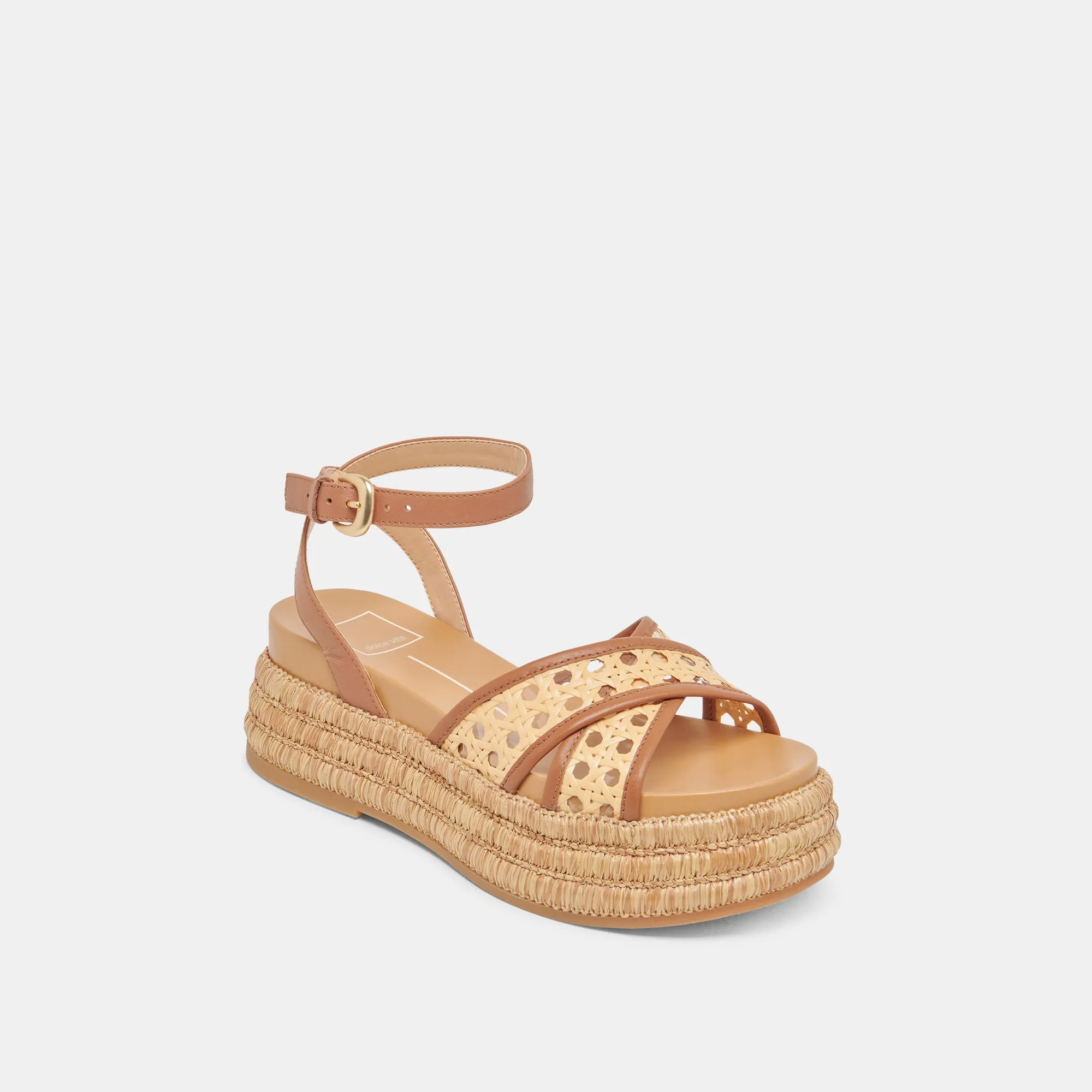 All-Purpose Wear softest WRILEY SANDALS SADDLE WOVEN RAFFIA