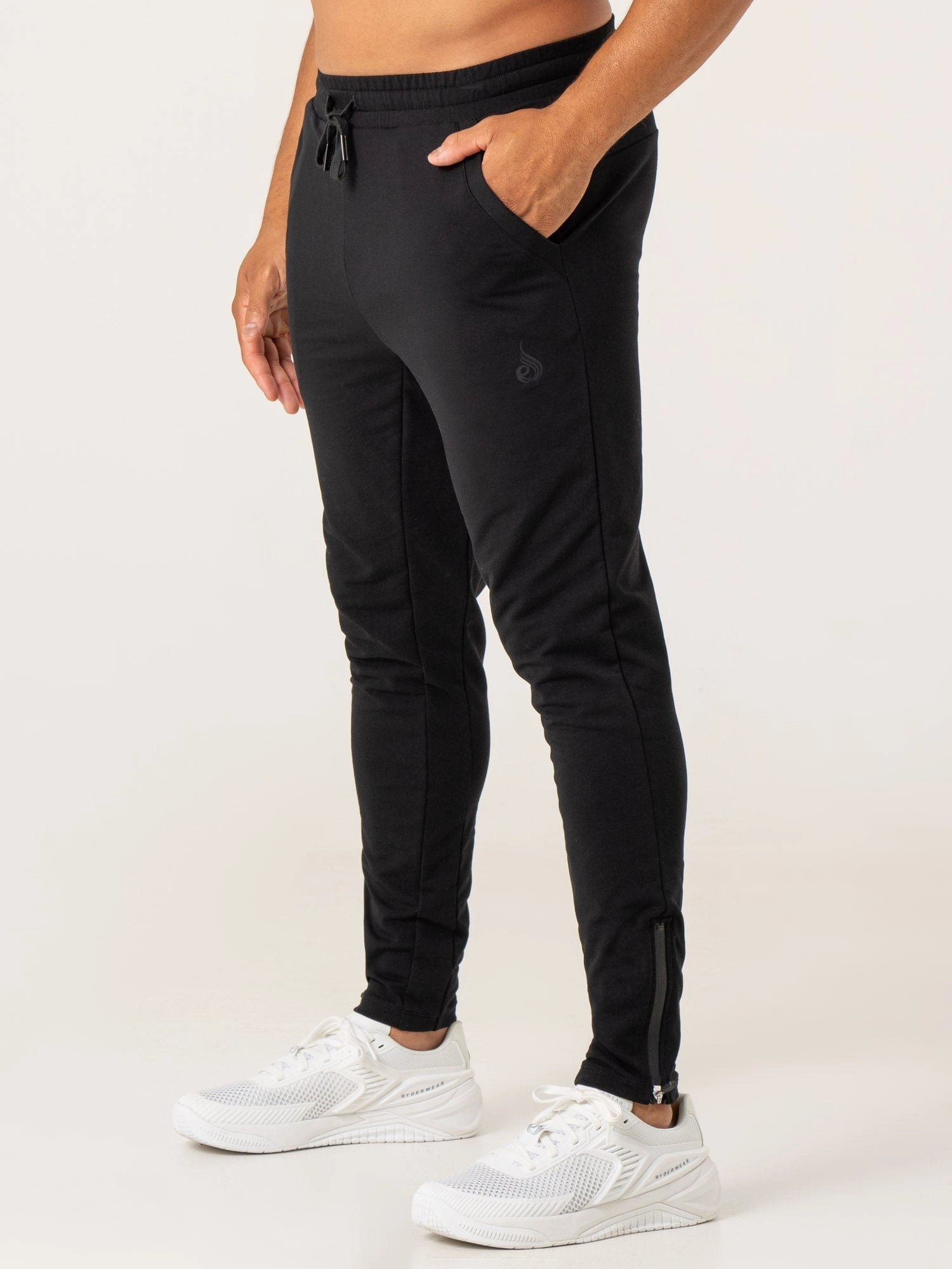 Stylish Fashion Pursuit Gym Track Pants - Black