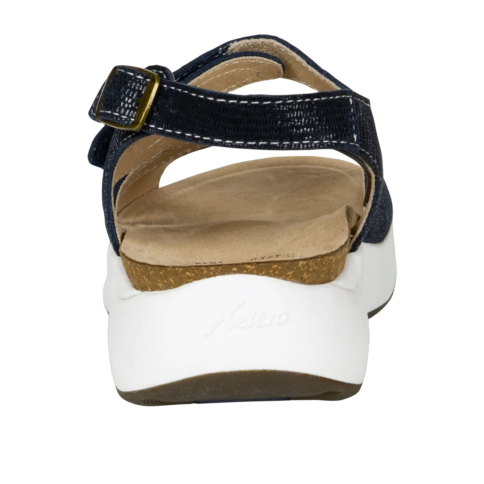 Xelero Mykonos Backstrap Sandal (Women) - Navy Easy To Slip