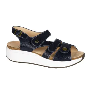 Xelero Mykonos Backstrap Sandal (Women) - Navy AntiSlip Comfortable Wear