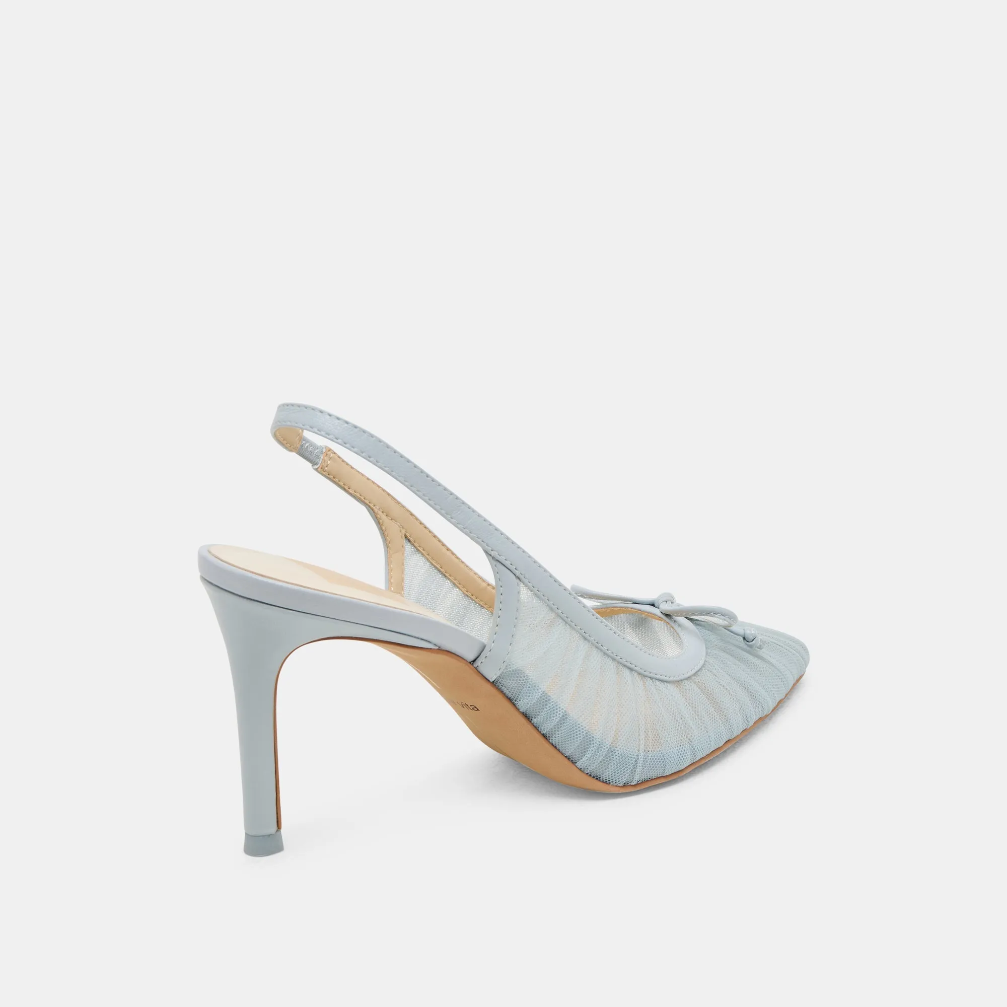Padded flexibility YELA HEELS LIGHT BLUE TULLE