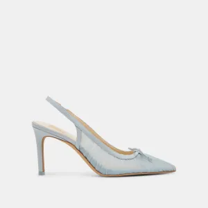 YELA HEELS LIGHT BLUE TULLE Weekend Walker Retro-inspired performance