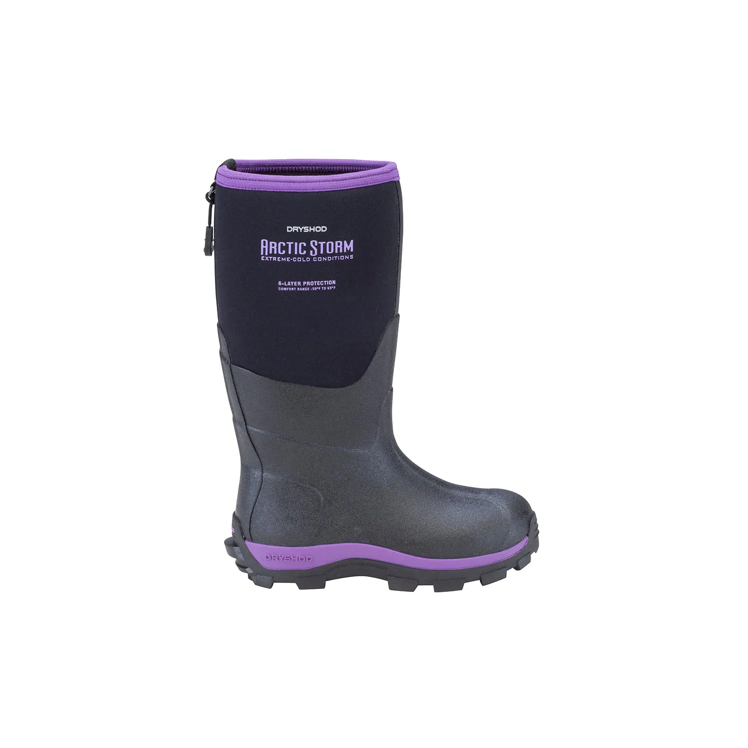 Youth Arctic Storm Purple Winter Boots ARS-KD-PP Fitted Traction Thermal Insulation Layer